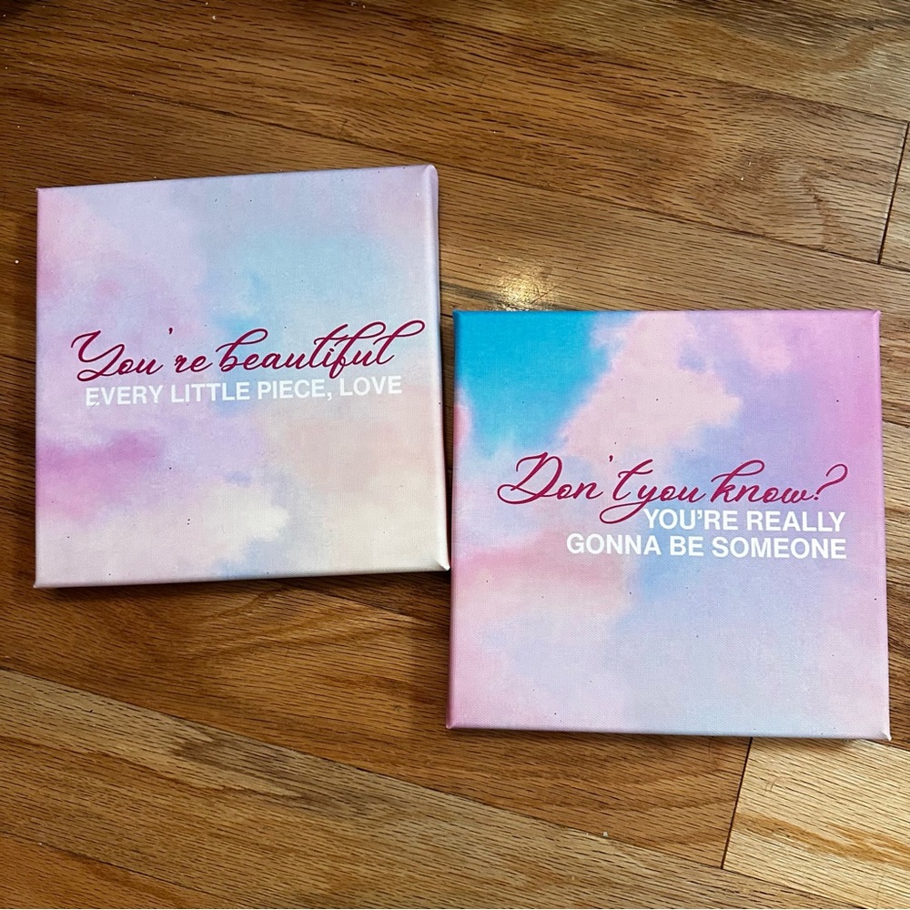 Taylor Swift Lover Debut Stay Beautiful Themed Canvases
